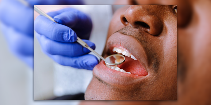 A patient about to undergo a Tooth Extraction process in a Dental clinic